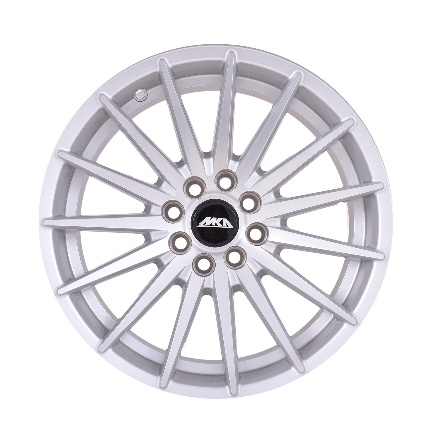 Uno Minda W1D087-000M00 Wonder Alloy Wheel 16 Inch, Diamond Cut, Hyper Silver Machined, 8 Holes